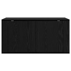 Nástěnný TV kabinet Nástěnný Černý dub 80 x 34.5 x 40 cm - obrázek 5