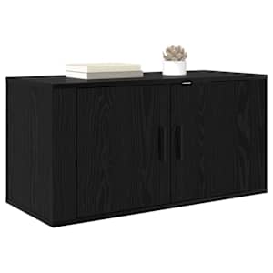Nástěnný TV kabinet Nástěnný Černý dub 80 x 34.5 x 40 cm - obrázek 3