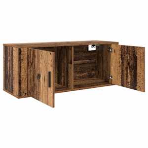 Nástěnný TV kabinet Nástěnný Staré dřevo 100 x 34,5 x 40 cm - obrázek 5