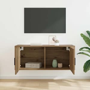 Nástěnný TV kabinet 100 x 34,5 x 40 cm Artisanový dub - obrázek 4
