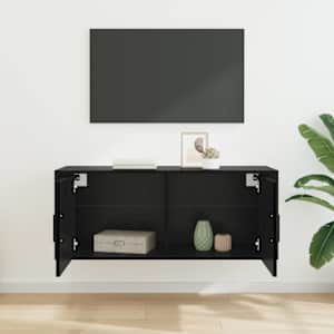 Nástěnný TV kabinet Nástěnný Černý dub 100 x 34,5 x 40 cm - obrázek 4