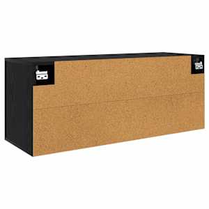 Nástěnný TV kabinet Nástěnný Černý dub 100 x 34,5 x 40 cm - obrázek 8