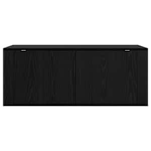 Nástěnný TV kabinet Nástěnný Černý dub 100 x 34,5 x 40 cm - obrázek 6