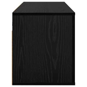 Nástěnný TV kabinet Nástěnný Černý dub 100 x 34,5 x 40 cm - obrázek 7