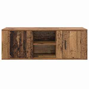 Televizní skříň Staré dřevo 100 x 31,5 x 35 cm kompozitní dřevo - obrázek 6