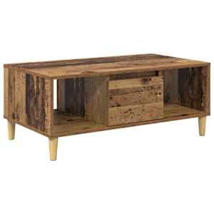 vidaXL Kohvilaud Vana puit 90 x 50 x 26.5 cm Tehispuit