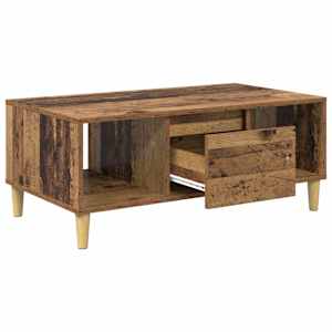 Konferenční stolek se zásuvkou Staré dřevo 90 x 50 x 26.5 cm - obrázek 5
