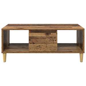 Konferenční stolek se zásuvkou Staré dřevo 90 x 50 x 26.5 cm - obrázek 6