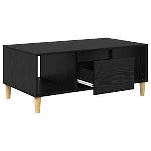 Konferenční stolek Černý dub 90 x 50 x 26.5 cm kompozitní dřevo - obrázek 5