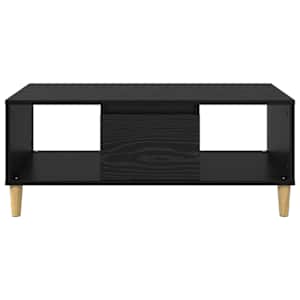 Konferenční stolek Černý dub 90 x 50 x 26.5 cm kompozitní dřevo - obrázek 6