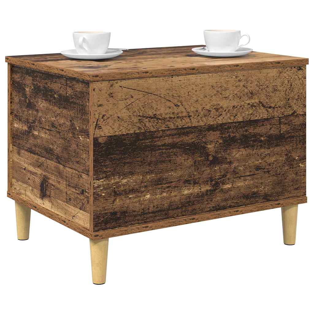 vidaXL Nachtkastje Oud hout 60 x 44.5 x 45 cm Bewerkt hout