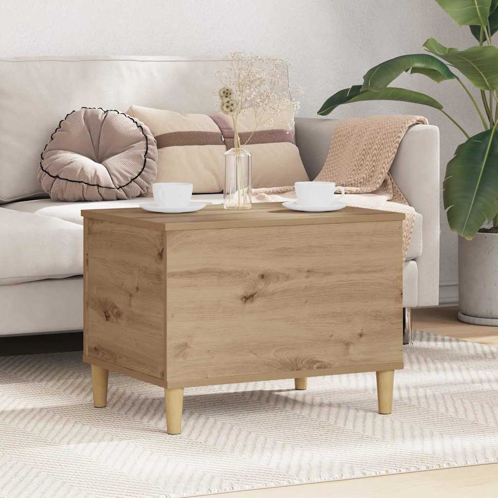 vidaXL Dulap de noapte stejar artizanal 60 x 44.5 x 45 cm