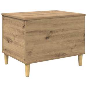 Noční skříňka Artisanový dub 60 x 44,5 x 45 cm kompozitní dřevo - obrázek 2