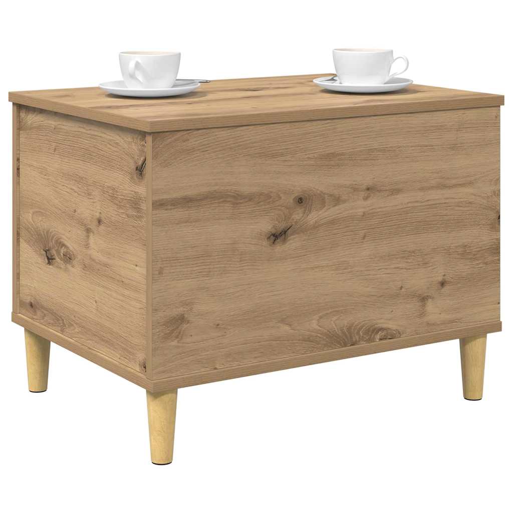 vidaXL Nachtkastje artisanaal eikenkleurig 60 x 44.5 x 45 cm