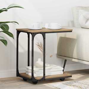 Stranska miza Umetni hrast 50 x 35 x 55.5 cm Konstruiran les