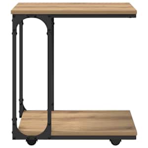 Boční stůl Artisanový dub 50 x 35 x 55.5 cm kompozitní dřevo - obrázek 5