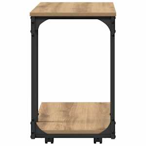 Boční stůl Artisanový dub 50 x 35 x 55.5 cm kompozitní dřevo - obrázek 6