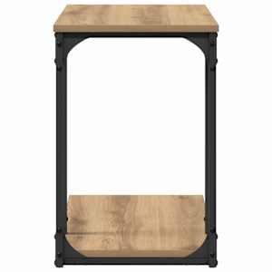 Boční stůl Artisanový dub 50 x 35 x 52 cm kompozitní dřevo - obrázek 6