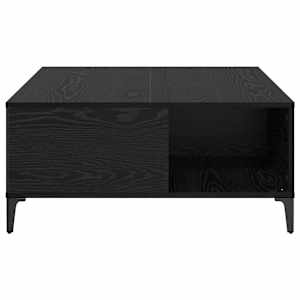 Konferenční stolek Černý dub 80 x 80 x 36,5 cm kompozitní dřevo - obrázek 6