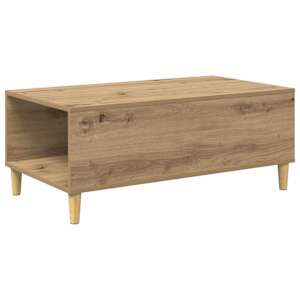 Konferenční stolek se zásuvkou Artisanový dub 90 x 50 x 35 cm - obrázek 8
