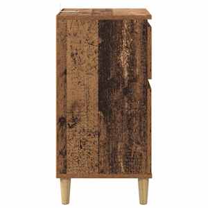 Noční skříňka se zásuvkou 2 pcs Staré dřevo 40 x 35 x 70 cm - obrázek 8