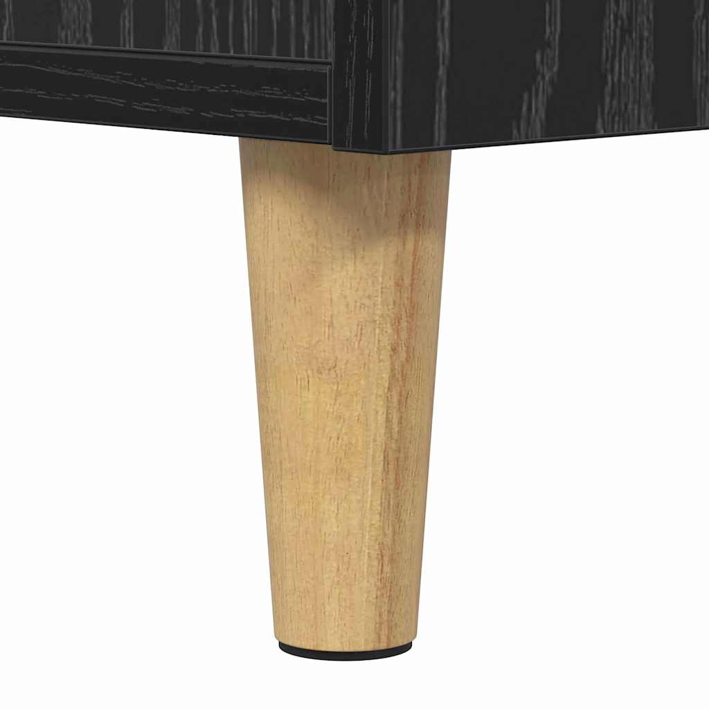 Yöpöytäkaappi Musta tammi. 40 x 35 x 70 cm Tekninen puu - Image 11