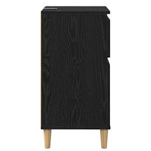 Noční skříňka 2 pcs Černý dub 40 x 35 x 70 cm kompozitní dřevo - obrázek 8