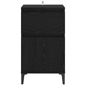 Noční skříňka 2 pcs Černý dub 40 x 35 x 70 cm kompozitní dřevo - obrázek 7