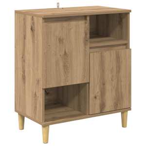 Servírovací skříň dub artisan 35 x 60 x 70 cm Kompozitní dřevo - obrázek 2