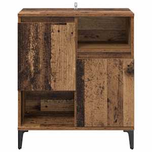 Servírovací skříň Staré dřevo 60 x 35 x 70 cm kompozitní dřevo - obrázek 6