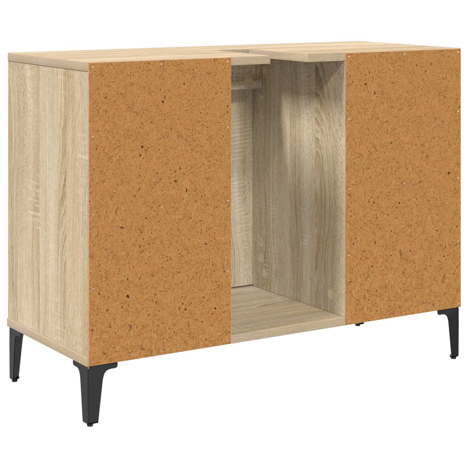 Omarica za umivalnik s polico Sonoma hrast 80 x 33 x 60 cm - slika 8