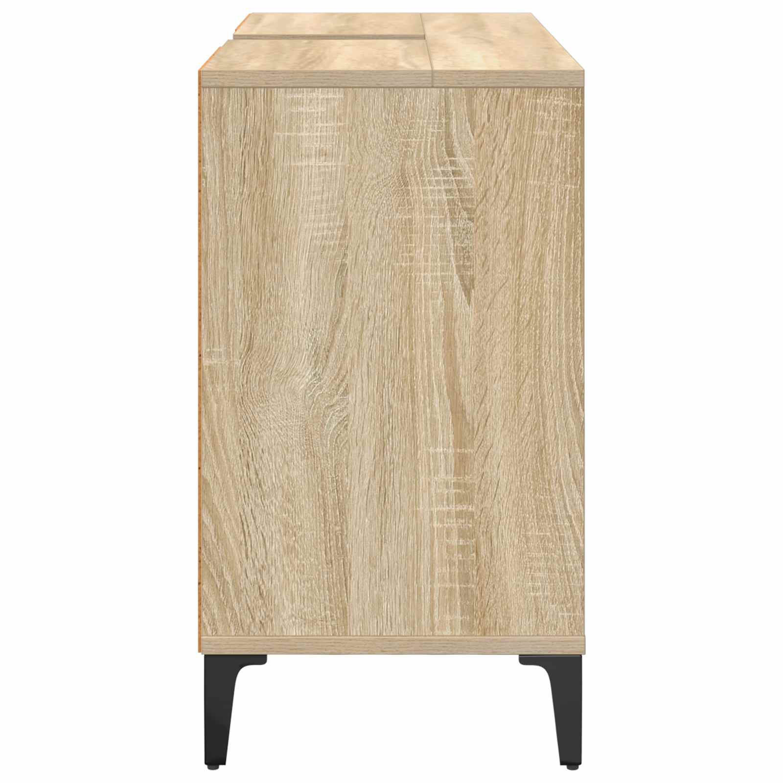 Omarica za umivalnik s polico Sonoma hrast 80 x 33 x 60 cm - slika 7