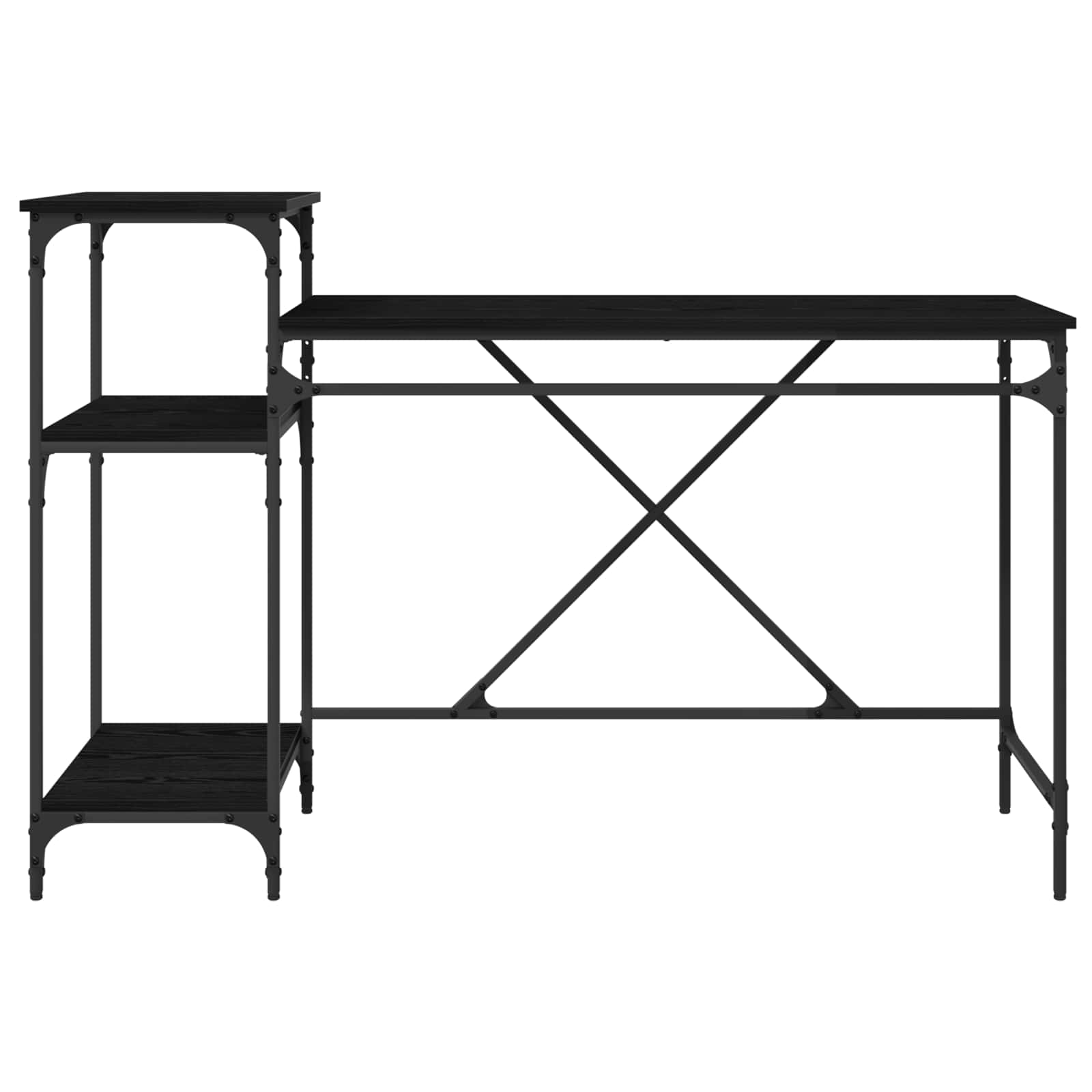 Pöytä Musta tammi. 135 x 50 x 90 cm Tekninen puu - Image 5
