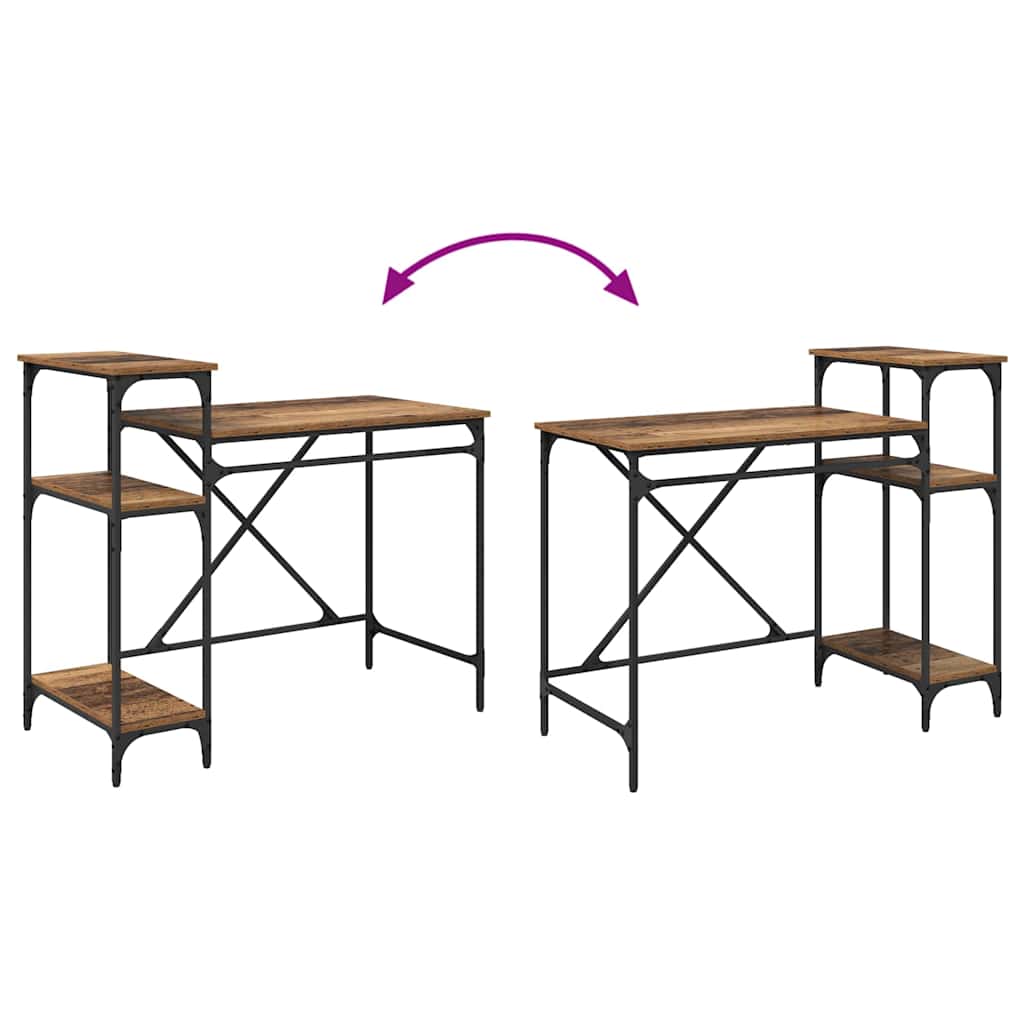Γραφείο Παλιό Ξύλο 105 x 50 x 90 cm Επεξεργασμένο ξύλο - Image 9