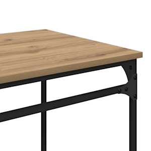 Stůl Artisanový dub kompozitní dřevo 105 x 50 x 90 cm - obrázek 8