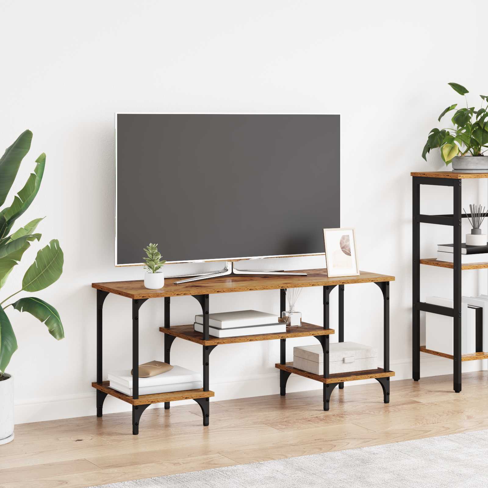 vidaXL Cabinet TV Lemn Vechi 102 x 35 x 45,5 cm