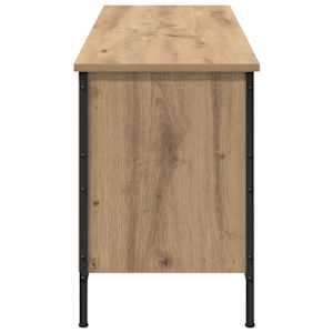 Skříň na obuv 131 x 35 x 50 cm Konstrukční dřevo a železo - obrázek 6