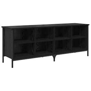vidaXL Kinga kapp 131 x 35 x 50 cm Must tamm
