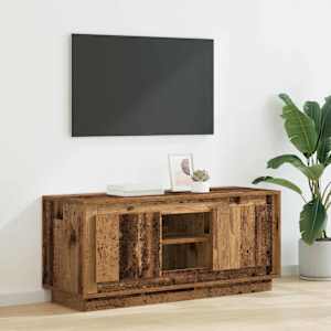 Televizní skříň Staré dřevo 102 x 35 x 45 cm kompozitní dřevo - obrázek 1