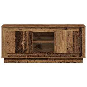 Televizní skříň Staré dřevo 102 x 35 x 45 cm kompozitní dřevo - obrázek 6