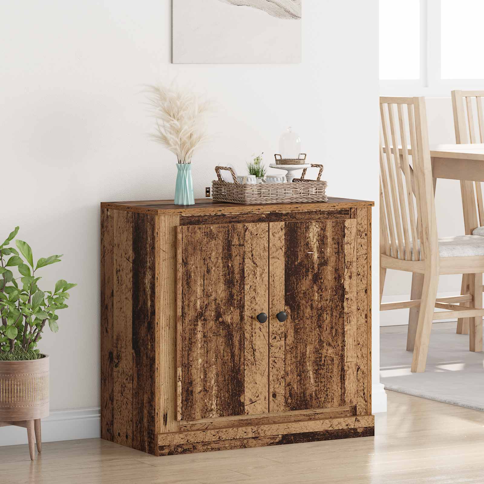 vidaXL Bufet Lemn Vechi 70 x 35,5 x 67,5 cm Lemn compozit