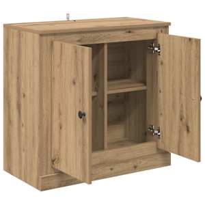 Servírovací skříň Artisanový dub 70 x 35,5 x 67,5 cm - obrázek 5