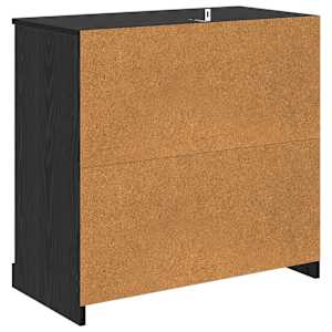 Servírovací skříň Černý dub 70 x 35,5 x 67,5 cm - obrázek 8