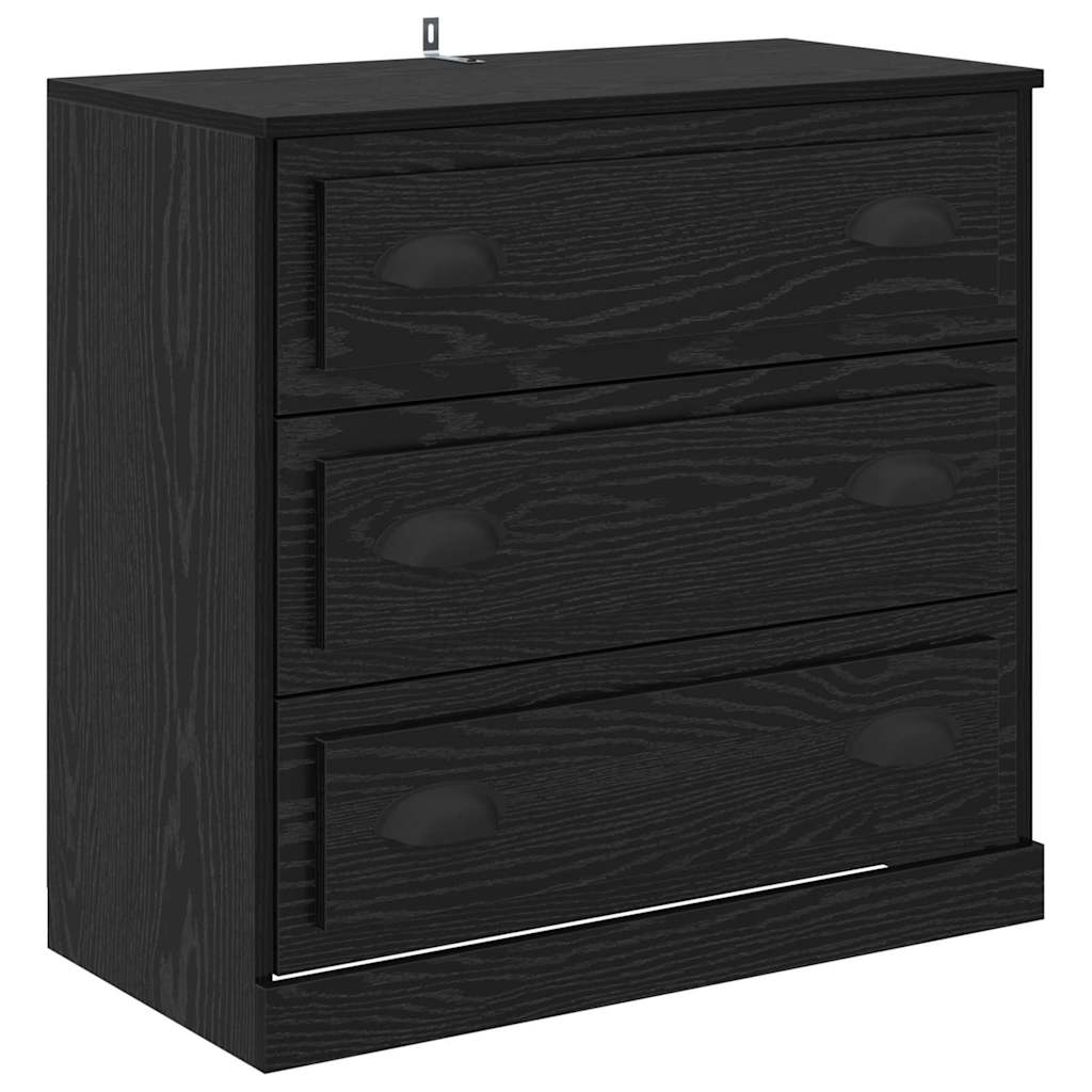 Thumbnail - vidaXL Sideboard Schwarz Eichen-Optik 70 x 35,5 x 67,5 cm