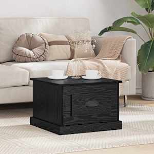 Klubska miza Črna Orehovina 50 x 50 x 35 cm Konstruiran les