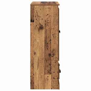Vysoký bufet Staré dřevo 60 x 35,5 x 103,5 cm kompozitní dřevo - obrázek 7
