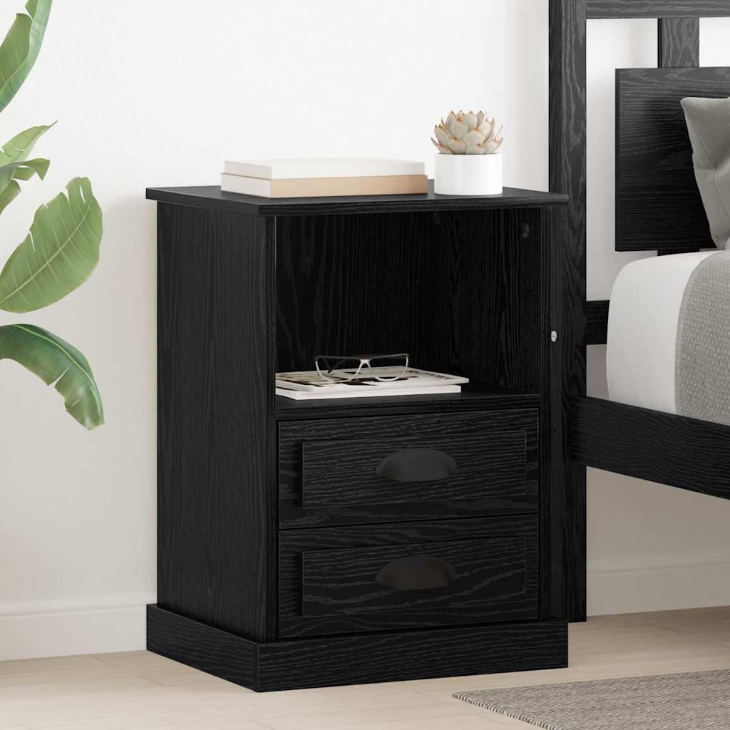 vidaXL Dulap de noapte Stejar negru 43 x 36 x 60 cm Lemn compozit