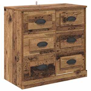 Servírovací skříň se zásuvkou Staré dřevo 70 x 35,5 x 67,5 cm - obrázek 2