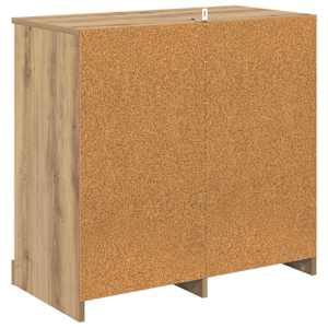 Servírovací skříň Artisanový dub 70 x 35,5 x 67,5 cm - obrázek 8