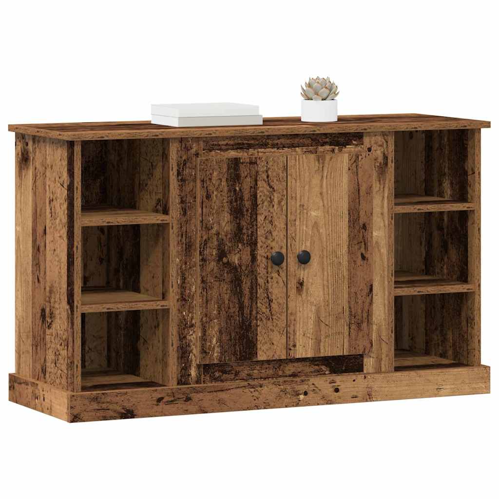 vidaXL Dressoir Oud Hout 100 x 35,5 x 60 cm Bewerkt hout